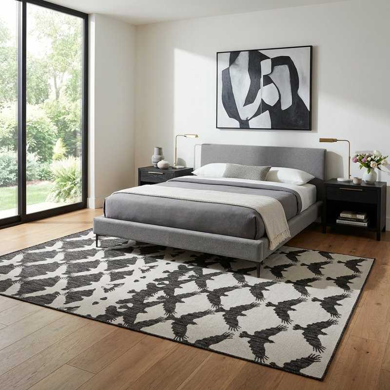 Axon Hower Indoor/Outdoor Area Rug, Rectangle 6'1" x 9'