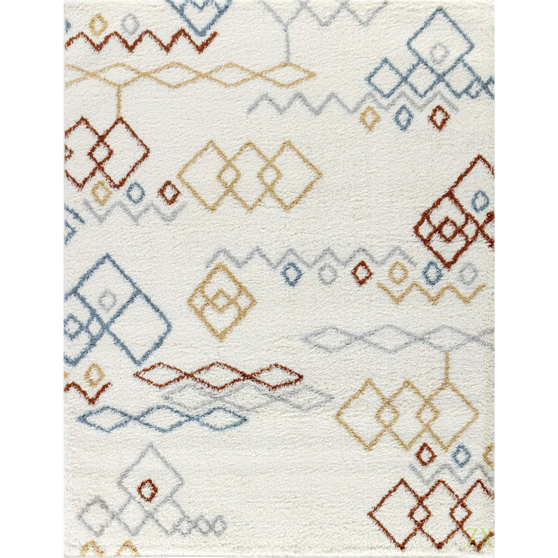 Serre 3 po X 7 pi Tapis à poils longs, Rectangle 5 pi 3 po x 7 pi