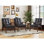 Fauteuil d'appoint rembourré capitonné rétro avec pieds en bois massif 25 po Chesterle