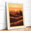 Golden Hour Silhouette Modern - Framed Print-609214636-609214643