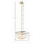 2-Light Beaded Chandelier