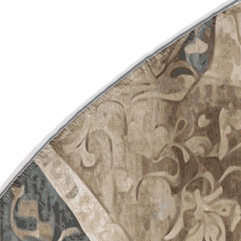 Tapis intérieur et extérieur Victorian Grace, Rond 5 pi