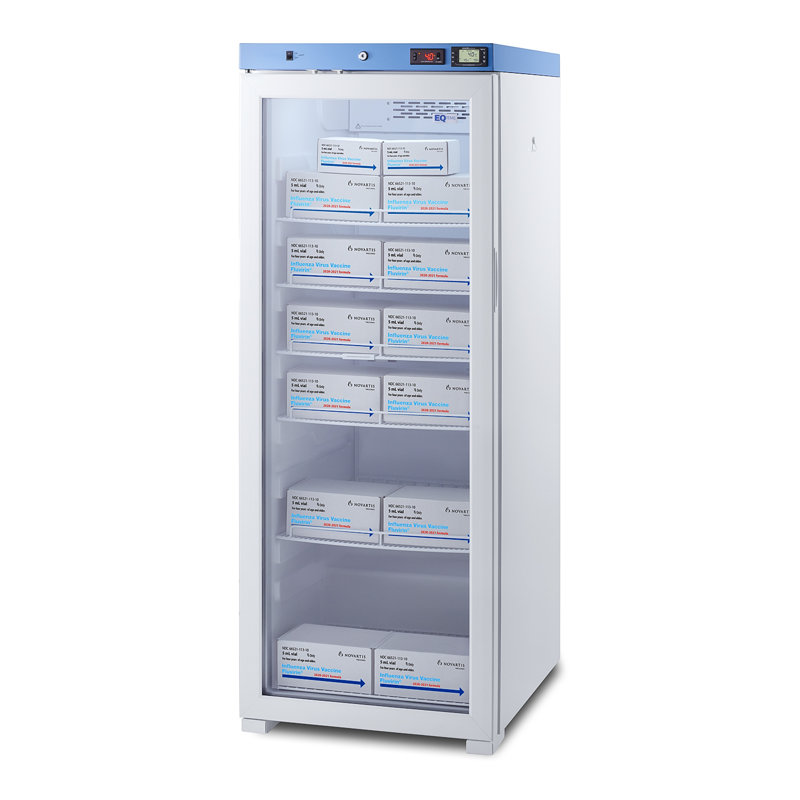 EQtemp 24" Wide Upright Healthcare Refrigerator, Left Handed