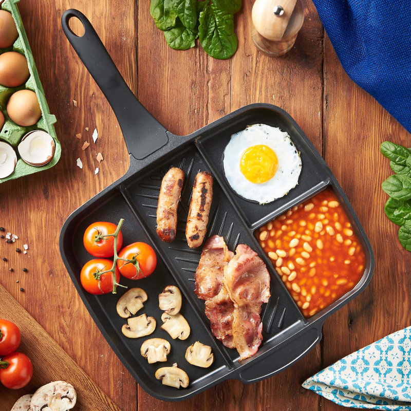 33 cm Non-Stick Cast Iron Grill Pan / Griddle Set