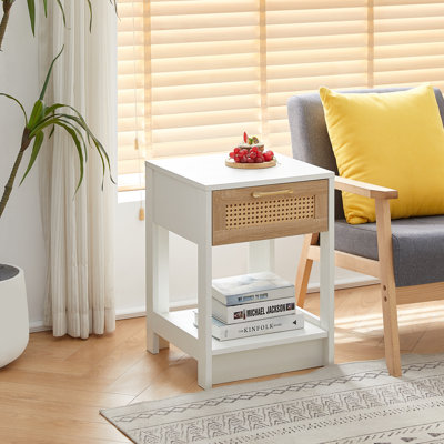 Table de bout avec rangement Aventino
