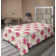 Drap plat à motif floral bohème Ambesonne