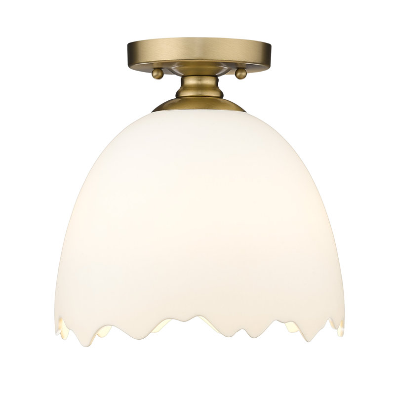 Shell Semi Flush Mount