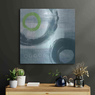 «Blue Circles I» par Linda Woods