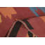 Tapis géométrique à motif oriental kilim 8 x 8