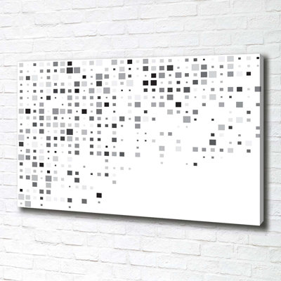Abstraction Squares - No Frame Print on Canvas