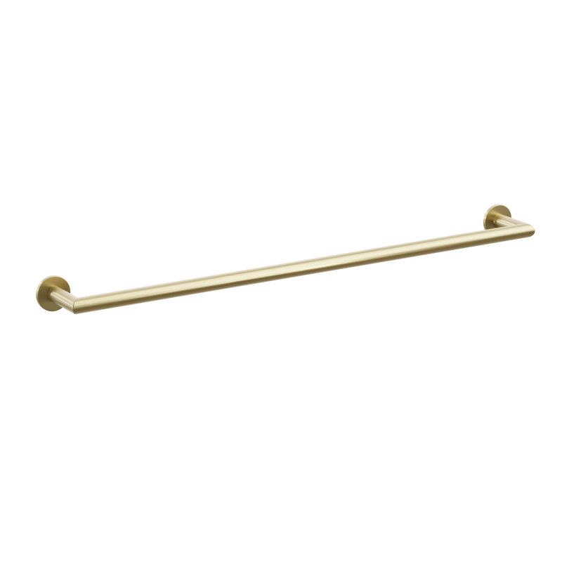 Porte-serviettes Emtek Modern Tubular Brass, H 2 po x l 32 po x P 3,25 po, Laiton satiné