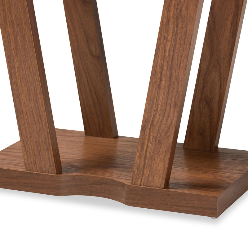 79cm Console Table, Walnut Brown