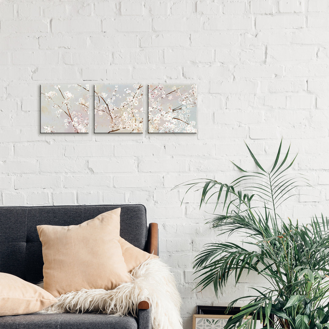 'Bloomingdale' Painting Multi-Piece Image on Wapped Canvas