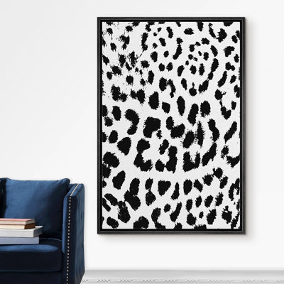 " Leopard Spotted Dot Closeup "