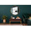 Huldar Glass Flat Wall Mirror