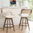Shontina Faux Leather Swivel Bar Stool-481374836-502297922