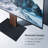 Universal Rolling TV Stand With Concealed Wheels, Adjustable Height, Slim Design, And Built-In Cable Management For 32-60 Inch Tvs