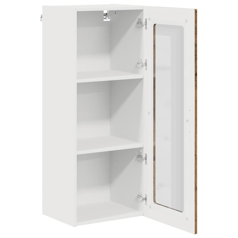 Vidaxl Kitchen Wall Cabinet With Shelf Grey Sonoma 40 X 31 X 100 Cm, Old Wood