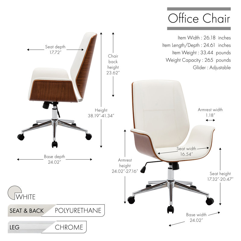 Task Chair, White