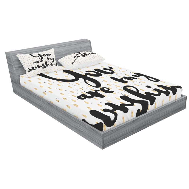 Microfiber Sheet Set, Full Sheet Set with Fitted Sheet