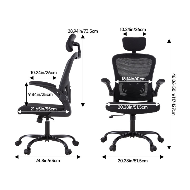 Office Chair with Headrest