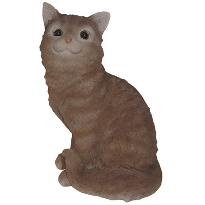 Statue chat assis
