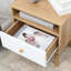 Montevia 40cm W Manufactured Wood Bedside Table