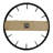 Leilani Metal Contemporary Morocan Wall Clock