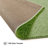 Modern Plush Pet and Kids Friendly Solid Color Lime Green Area Rugs, Stain & Fade Resistance, Perfect for Living Room, Dining Room, Bedroom, Playroom and Kidsroom, Event, Wedding, Amberleigh Binded Rug-819647803