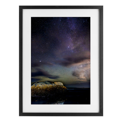 «Wishes and Dreams Starry Sky», reproduction encadrée sous verre, conception de Sean Greenough