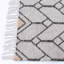 Ashes Geometric Hand-Loomed 5'3" x 7'6" Recycled P.E.T. Area Rug in Gray-73851557