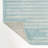 Alvieri Modern Berber Stripe Turquoise/Cream Rug-235662016