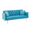 Canapé double pliable de 71 pouces, de style rétro américain, en velours, convenant aux petits salons, chambres et bureaux-1784099920-1807402135