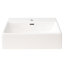 Meuble de salle de bain de 50 cm avec lavabo en céramique et nombreux petits espaces de rangement intérieurs - Meuble-lavabo moderne pour salle de bain, grand espace de rangement, design contemporain
