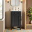 Meuble-lavabo autoportant 18 po avec lavabo en céramique et porte à fermeture en douceur Unavela-1516767855