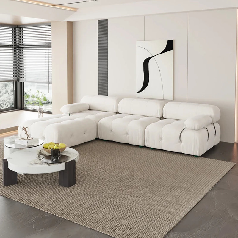 Modular Sectional Sofa With Ottoman