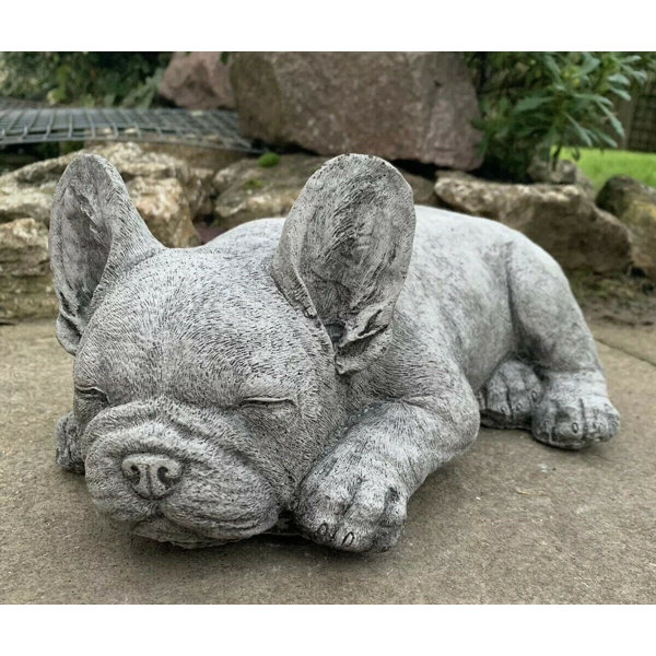 French Bulldog Garden Statue