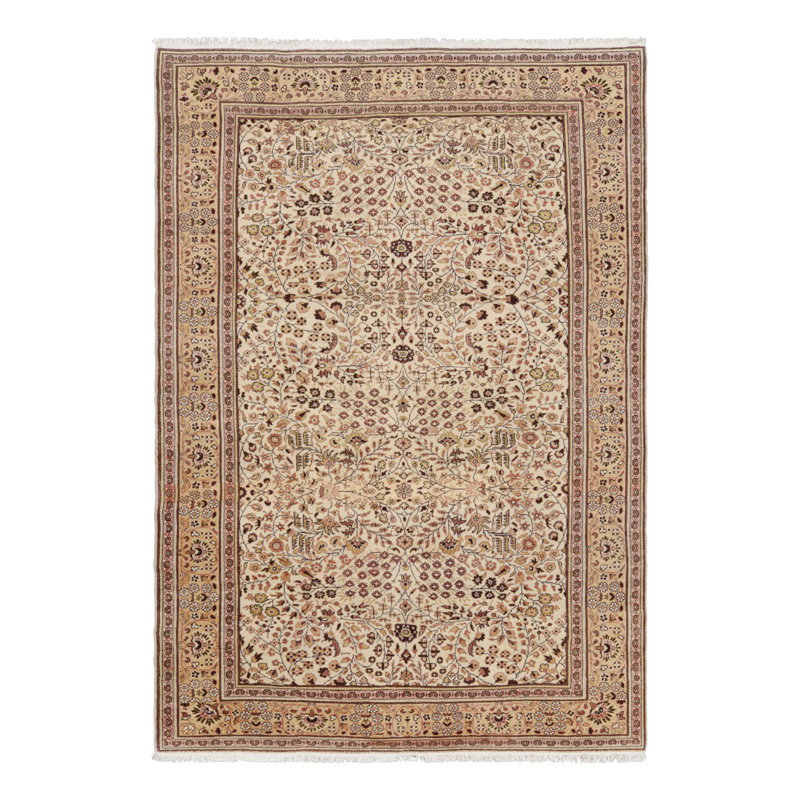 One-of-a-Kind 6’4”x9’7” Hand Knotted Area Rug