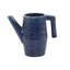 Vase de table en céramique bleu 6,875 "