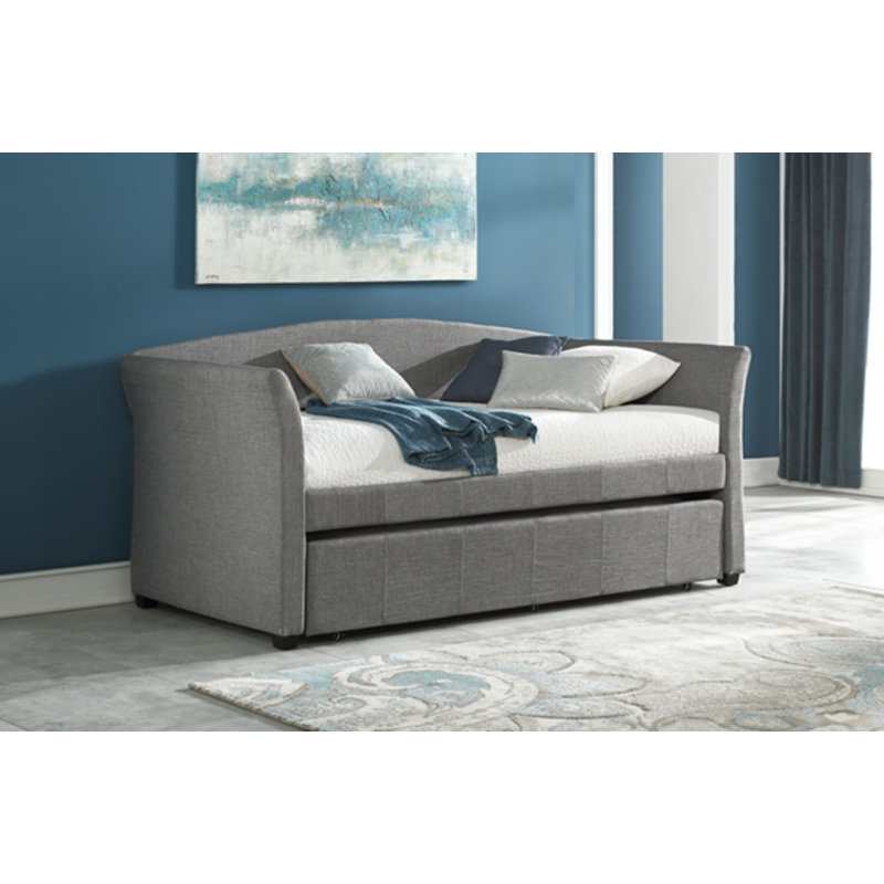 Sliffe Upholstered Daybed, Gray