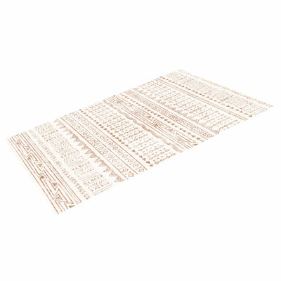 Grand tapis antidérapant et antidérapant 6 pi x 9 pi beige moderne