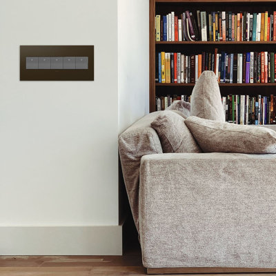 Adorne 5 -Gang Rocker Wall Plate