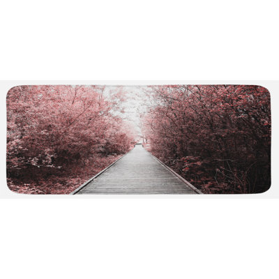 Rustic Synthetic Kitchen Mat