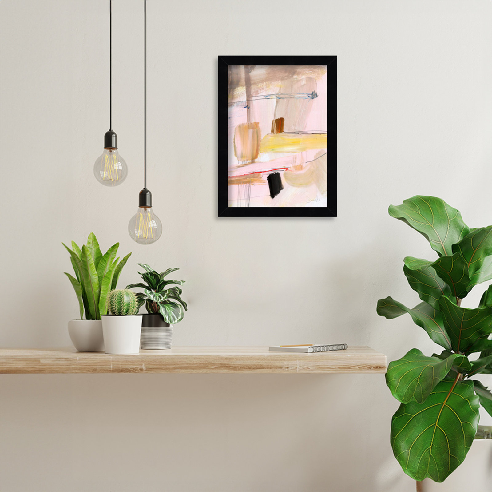 Cleve "Summer Dream" Print by Dan Hobday, Black, 13" H x 10" W