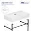 Turner 30" W x 16" D x 35" H Ceramic Rectangular Console Bathroom Sink with Overflow-102412042