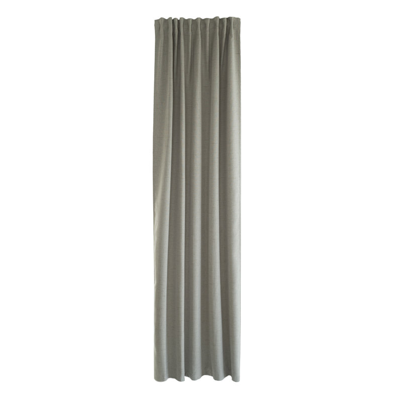 Ariyan Room Darkening Curtain, Width 140 x Drop 175cm, White