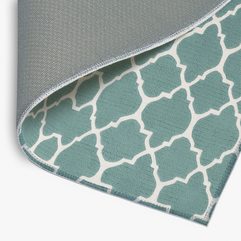 Tapis gris intérieur et extérieur Trellis, Rectangulaire 2 pi x 3 pi