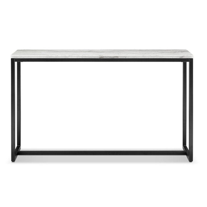 Rectangular Sofa Table, Beige/Black