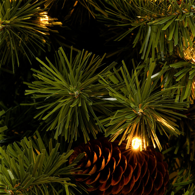Arbre de Noël artificiel éclairé 6 pi