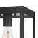 Ladontae Matte Black 1 - Bulb Outdoor Flush Mount